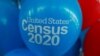FILE - Balloons decorate an event for activists and local government leaders to mark the one-year-out launch of the 2020 census efforts in Boston, April 1, 2019. 