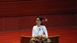 အပစ်ရပ်သဘောတူညီမှု ထီးရိပ်အောက်မှာ ငြိမ်းချမ်းရေးကြိုးပမ်းဖို့ ဒေါ်စုတိုက်တွန်း