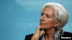 La directora Christine Lagarde dijo que no "hay que dormirse en los laureles" y que queda mucho por hacer. 