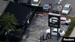 Vista aérea del club Pulse en Orlando, Florida, después del tiroteo que dejó 49 personas muertas el 12 de junio de 2016. 