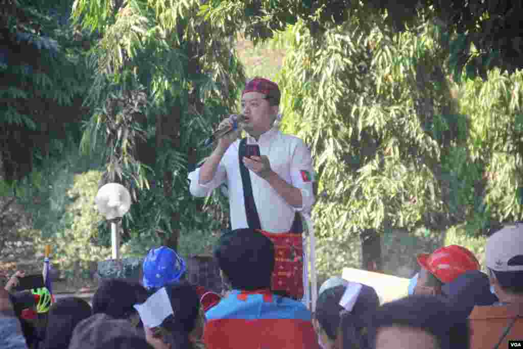 ရန်ကုန်မြို့ရောက်တိုင်းရင်းသားလူမျိူးများ (၁၆)စု စုပေါင်း ဆန္ဒပြပွဲ