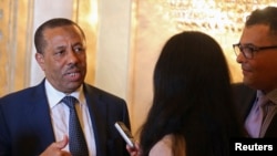 FILE - Libya's Prime Minister Abdullah al-Thinni.