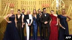 Ekipa serije "Schitt's Creek" na prošlogodišnjoj dodeli Emi nagrada u Los Anđelesu. 