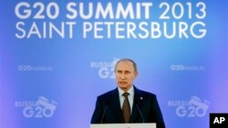 El presidente ruso, Vladimir Putin, fue el anfitrión de la cumbre del G-20.