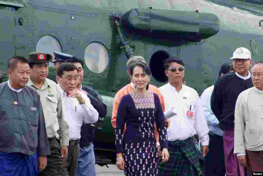 နိုင်ငံတော်အတိုင်ပင်ခံပုဂ္ဂိုလ် ဒေါ်အောင်ဆန်းစုကြည် ရဲ့ ရခိုင်ခရီးစဉ် 