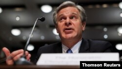El director del FBI, Christopher Wray, testifica ante el Comité Judicial de la Cámara de Representantes en el Capitolio de Washington.