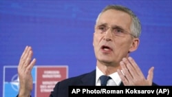 На фото: Генеральний секретар НАТО Єнс Столтенберг. Листопад 2021