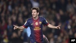 Lionel Messi menyepakati kontrak baru dengan klub Barcelona yang berlaku hingga tahun 2018 (Foto: dok).