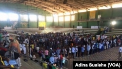 Assembleia de voto em Nampula durante eleições autárquicas de 10 de Outubro 2018, Moçambique