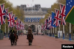 Preparations continue for Britain's King Charles and Camilla, Queen Consort, in London