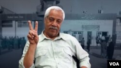 Aktivis hak-hak guru, Hashem Khastar, yang divonis hukuman penjara 16 tahun di penjara Vakilabad di Mashhad. (VOA Persian)