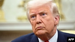 Президент США Дональд Трамп під час зустрічі із генеральним секретарем НАТО Марком Рютте у Білому домі 13 березня 2025 року. Фото: Mandel NGAN / AFP