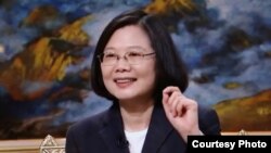 台灣總統蔡英文2018年5月7日接受電視台採訪談台灣與世衛大會