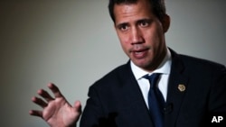 L'opposant vénézuélien Juan Guaido à Bruxelles en Belgiques, le 22 janvier 2020. (Photo AP)