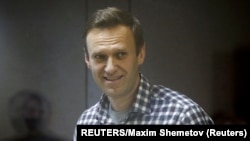 Politisi oposisi Rusia Alexei Navalny di Moskow, Rusia, 20 Februari 2021. (REUTERS/Maxim Shemetov)