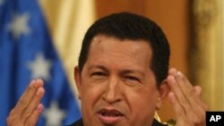Venezuela's President Hugo Chavez (file photo)