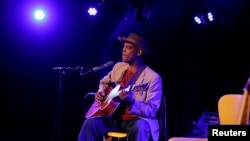 Eric Bibb from the U.S. performs at the Flux theater in Zaandam, Netherlands March 24, 2017. Picture taken March 24, 2017. 