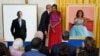 Los Obama regresan a la Casa Blanca para desvelar sus retratos