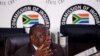 South African President Cyril Ramaphosa testifies before the Zondo Commission of Inquiry into State Capture in Johannesburg, South Africa, Aug. 12, 2021. 