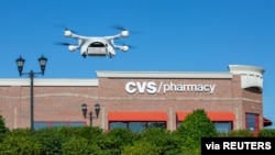 Drone UPS Forward lepas landas di Cary, North Carolina, 1 November 2019. (Foto: via Reuters)