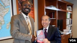 Angola Rafael Marques with Daniel Yamamoto under Sec of State for African Affairs (interimn)