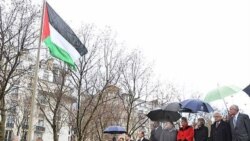 پرچم فلسطین به عنوان عضو جدید در مقر یونسکو به اهتزاز در آمد
