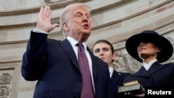 Donald Trump akila kiapu kwa ajili ya mhula wake wa pili White House.