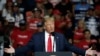 Donald Trump no comício no sábado, 20 de junho