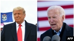 Trump e Biden 