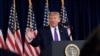 Presiden Donald Trump berbicara selama konferensi pers di Trump National Golf Club di Bedminster, New Jersey, 15 Agustus 2020. (Foto: AP)
