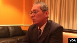 台灣駐美代表高碩泰 (美國之音鍾辰芳拍攝)
